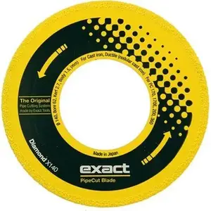 Dimanta griešanas disks Exact X140 mm — dimanta asmens čuguna griešanai, modelis EXACT-DIAMONDX140