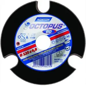 Cutting Disc for Metal Norton Clipper T29 125 x 4.0 x 22.2 mm