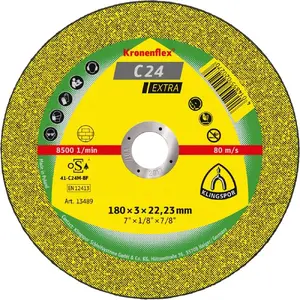 Cutting Disc for Stone KLINGSPOR 230 x 3 mm C24 Extra (MPN 13491)