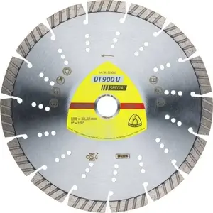 Алмазный сегментный отрезной диск KLINGSPOR 230 мм × 2,6 мм × 22 мм (модель 325045)