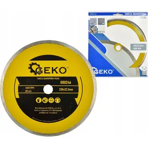 Отрезной диск GEKO G00246 230 мм x 22,23 мм — цельный, 25 шт