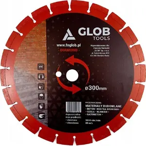 Diamond Cutting Disc Glob 300 mm for Building Materials, GLOB-DIAM-300-MATBUD-M