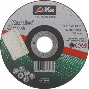 Grinding Wheel Korund Tarcza do kamienia odsa. 125x3.2x22 — 125 mm abrasive cutting disc 3.2 mm thickness 22 mm bore