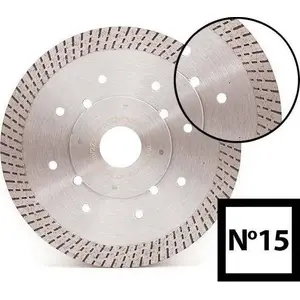 Dimanta griešanas disks flīzēm Abraboro AB23000015 — 230 mm, 25,4/22/10 mm stiprinājums, N15 Turbo