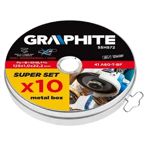 Topex Graphite 55H572 pack of 10 — blister pack, total weight 306 g