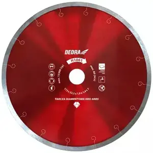 Angle grinder accessory Dedra H1064 — 18 cm diameter, single pack