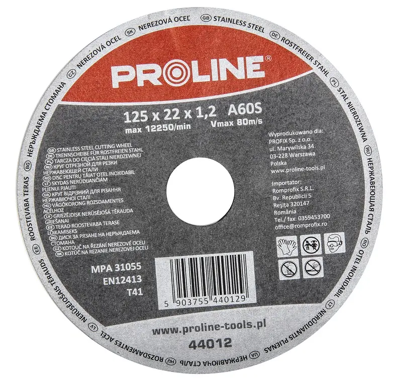 Leņķa slīpmašīnas aksesuārs Proline 44013 —