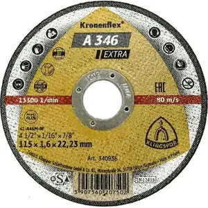 Cutting Disc for Metal KLINGSPOR 115×1.6×22.2 mm model 340936