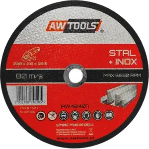 Cutting Disc for Metal AWTools 125×22.2×1.0 mm AW40402