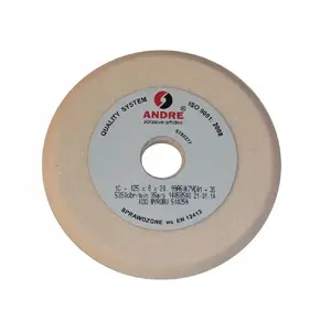 Slīpēšanas ripa Andre 125×8×20 mm 99A60K7VE01-35 balta, tips 1C
