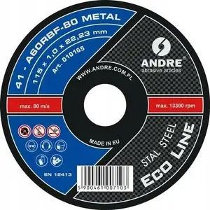 Cutting Disc for Metal Andre 125 x 1.6 mm (model 010168)