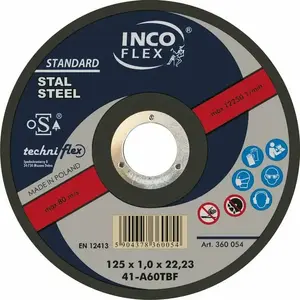 Отрезной круг Inco Flex M415-150-1.6-22A46 — 150 мм × 1,6 мм, посадочное 22 мм
