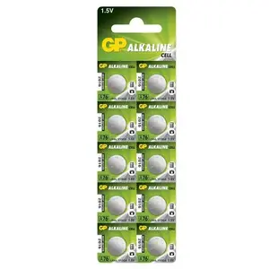 Button cell battery GP LR44 1.5V Alkaline – 10-pack