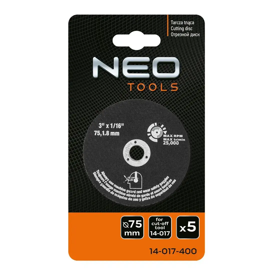 NEO tools urbjmašīnas aksesuāru komplekts 14-017-400 Photo 2