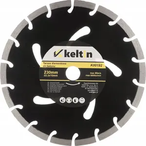 Diamond Cutting Disc Keltin for Concrete 230×22.2×10 mm Black
