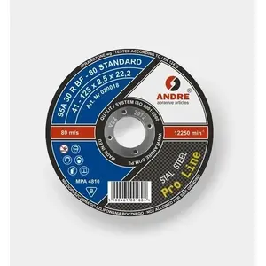 Cutting Disc for Metal Andre 125 x 2.5 mm METAL PRO LINE 95A30RBF