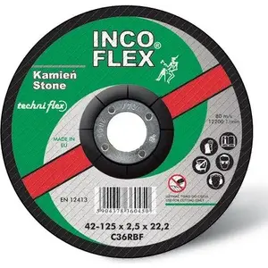 Griešanas disks akmenim Techniflex 115×2,5 mm, 22 mm vārsts, modelis M418-115-2.5-22C36