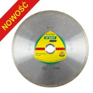 Diamond Cutting Disc KLINGSPOR DT 300F 125 mm — smooth, for wet/dry cutting