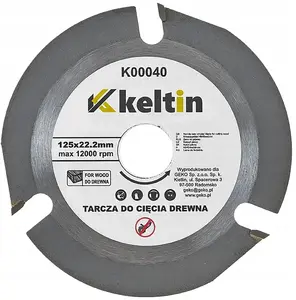 Circular Saw Blade Keltin 125 x 22.23 mm, 3 Teeth, for Wood