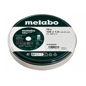 Cutting Disc BAHCO 125×1.0×22.23 mm for Stainless Steel, pack of 10