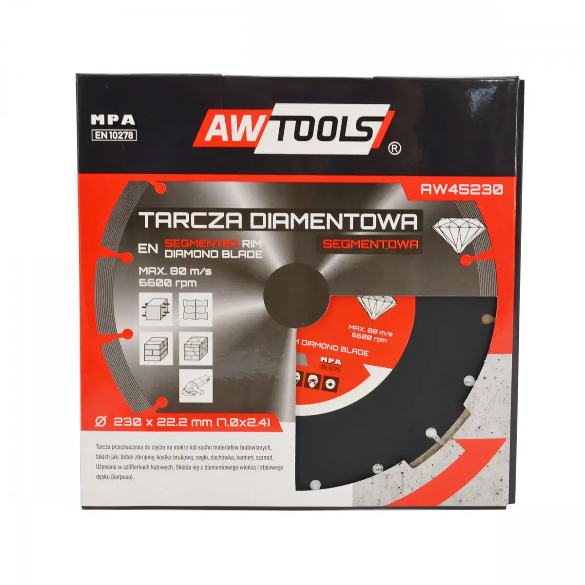 AWTools AW45300 uzgaļa slīpmašīnai Photo 2