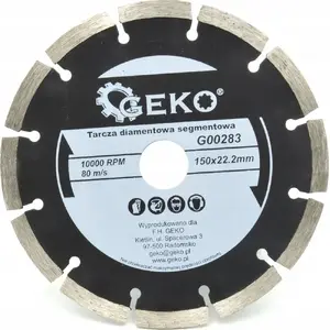 Алмазный сегментный диск GEKO G00283 150 мм × 22,2 мм, 50 сегментов
