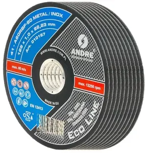 Cutting Disc for Metal Andre 125 x 1.0 mm METAL/INOX ECO Line, 10 pcs