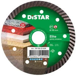 Diamond Cutting Wheel Distar ELITE 115 x 2.2 x 22.23 mm Turbo