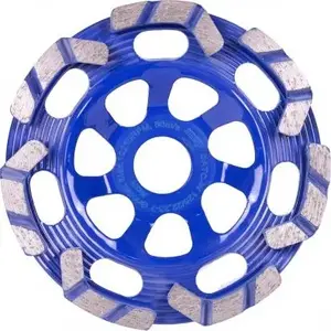 Diamond Cup Wheel Distar DGS-W 125/22.23-7 — 125 mm diamond cup grinding wheel, 22.23 mm bore