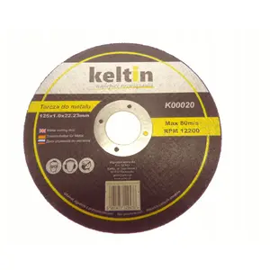 Cutting Disc for Metal 125 x 1.0 mm Keltin — thin abrasive wheel for metal cutting