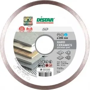 Алмазный режущий диск Distar 250x1,6x10x25,4 для жёсткой керамики