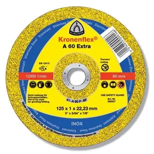 Abrasive cutting disc for metal KLINGSPOR A 60 Extra 125×22×1.0 mm