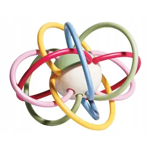 KIK baby sensory teether ball — soft textured infant teething toy