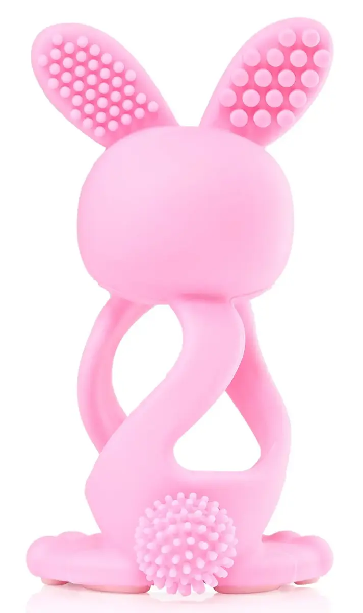 Зубная щётка KIK Bobbie Bunny (для малышей) розовая Photo 2