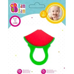 Погремушка-прорезыватель Bambam GRYZAK ARBUZ — Bambam, модель 30670046 (мягкая в форме арбуза)