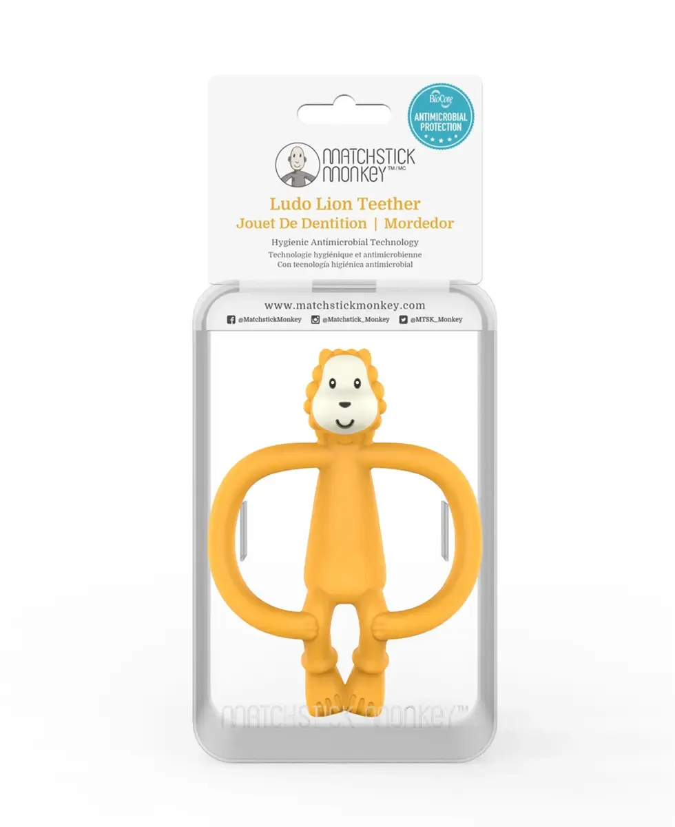 Matchstick Monkey Ludo Lion — силиконовый прорезыватель Photo 4
