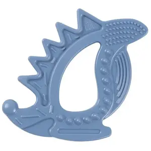 Силиконовый прорезыватель для детей Pluggerz by Comfoor LUU Ollie the Dragon Cloudy Blue – грызунок/пустышка