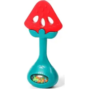 Игрушка-погремушка-прорезыватель Baby Ono 499/02 «Арбуз» – развивающий грызунок