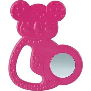 Прорезыватель Chicco Koala со стальным кольцом, 4+ мес., для девочки