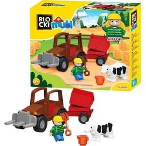 Construction Toy Set Blocki Mubi Wielkie Przygody Farma by Blocki — building blocks playset