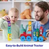 MATTEL MEGA BLOKS Build & Match Animal Tractor — 30 шт. Photo 10