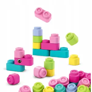 Soft Building Blocks Set for Girls 33 Pieces Bounn - large foam blocks, safe play set