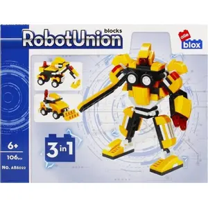 Construction Blocks ALLEBLOX Robot — 106 pieces set for building toy robots