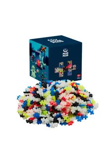Construction toy set TEKA Plus-Plus Glow Colormix — 600 pieces, recommended age 5+