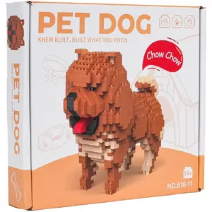 Construction Brick Set Ramiz Zestaw Klocków 800 pieces Chow Chow EDUKAMP