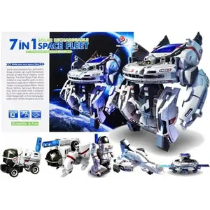 Saules robots komplekts LEAN Sport 7‑1 'Kosmiczny' (MPN 2117) — izglītojošs modelis ar saules enerģiju