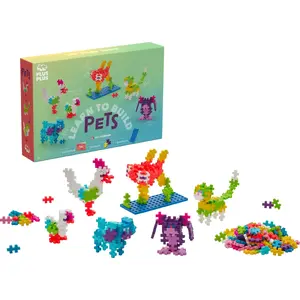 Building Blocks Set TEKA Klocki Plus-Plus 275 pieces — animal figures construction kit