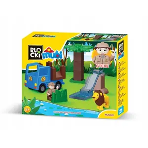 Construction Set Blocki Mubi Wielkie Przygody Dżungla by Blocki, model 480694, compatible building bricks set
