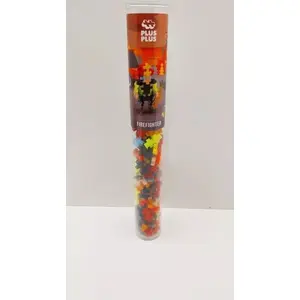 Toys TEKA Klocki Plus-Plus Tuba Strażak 100 pieces — firefighter building set