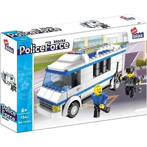 Construction Blocks ALLEBLOX Police Set, 134 pieces, 29×19×5 cm